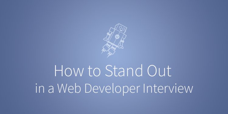 A web developer interview