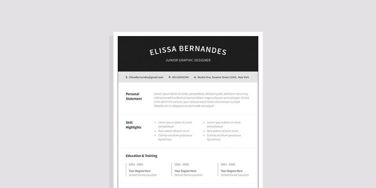 Security guard resume template