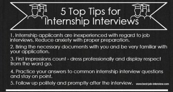 5 Tips for Internship Interviews