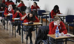 Children sitting an exam