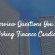 Finance test for job interview